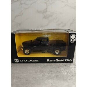 Maisto Diecast Dodge Ram Quad Cab 1/43 2002 Black Sealed